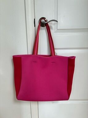 summersalt Two-Tone Pink Neoprene Tote